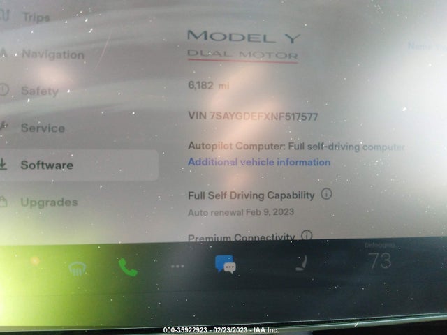 Tesla Model Y Performance 2022 7SAYGDEFXNF517577 Image 8