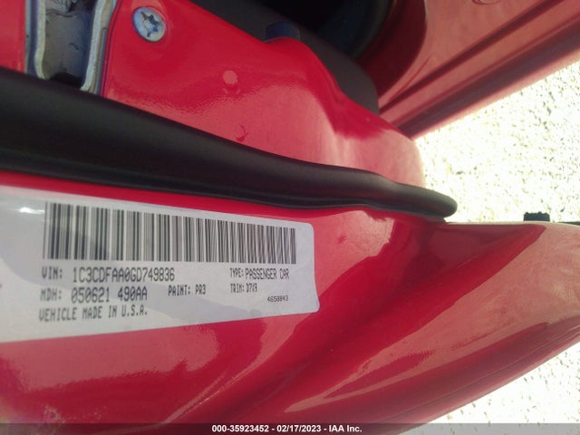 Dodge DART SE 2016 1C3CDFAA0GD749836 Image 9
