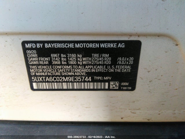 BMW X5 Xdrive45e 2021 5UXTA6C02M9E35744 Image 11