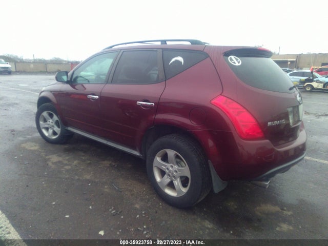 2005 NISSAN MURANO S VIN: JN8AZ08W05W437573