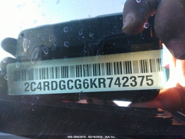 Dodge Grand Caravan Sxt 2019 2C4RDGCG6KR742375 Image 9