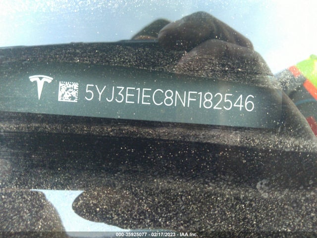 Tesla Model 3 Performance 2022 5YJ3E1EC8NF182546 Image 11