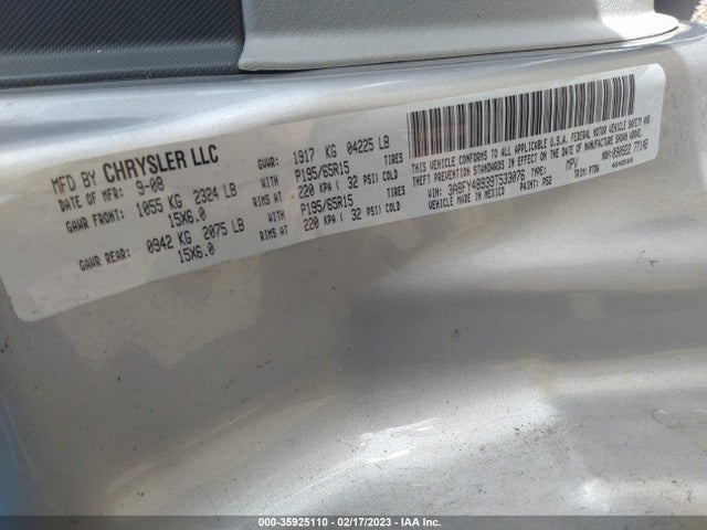3A8FY48939T533076 Chrysler Pt Cruiser