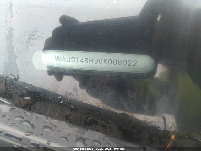 2006 AUDI A4 3.0L VIN: WAUDT48H96K008022