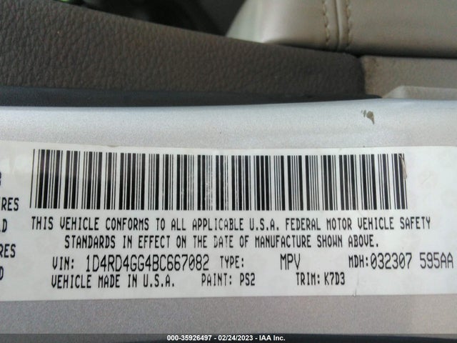 Dodge Durango Crew 2011 1D4RD4GG4BC667082 Image 9