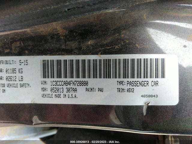 Chrysler 200 Limited 2015 1C3CCCAB4FN728880 Image 9