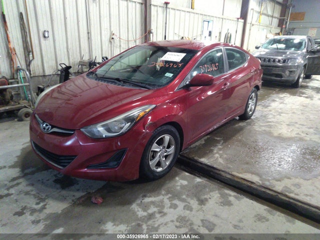 2014 HYUNDAI ELANTRA SE VIN: 5NPDH4AEXEH481624