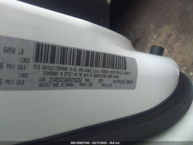 2C4RDGCG8HR756352 Dodge Grand Caravan Sxt