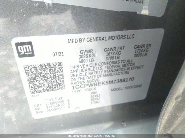 Chevrolet Silverado 1500 Custom 2021 1GCPWBEK5MZ388170 Image 10