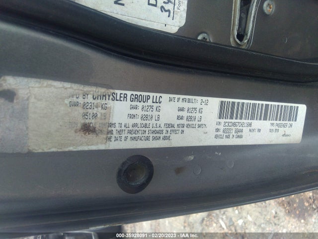 Dodge Charger Se 2012 2C3CDXBG7CH211608 Image 10