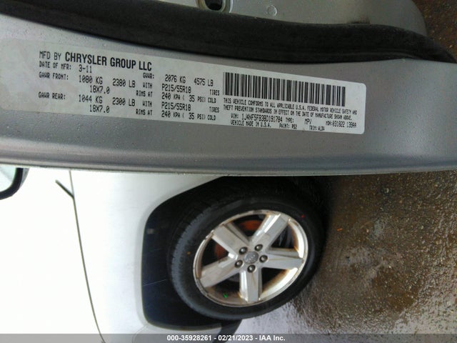 Jeep Compass Limited 2011 1J4NF5FB3BD191784 Image 10