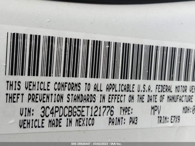 Dodge Journey Sxt 2014 3C4PDCBG5ET121776 Image 9