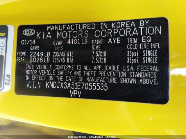 KNDJX3A51E7055535 KIA Soul !