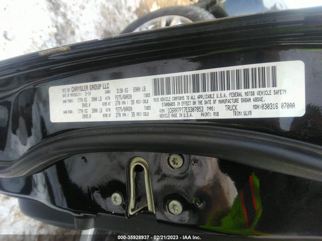 1C6RR7PT7ES307853 RAM 1500 Longhorn Limited