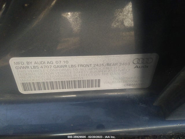 WAUEFAFL0BN008291 Audi A4 2.0t Premium Plus