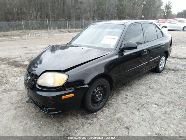 2005 HYUNDAI ACCENT GLS VIN: KMHCG45C75U590700
