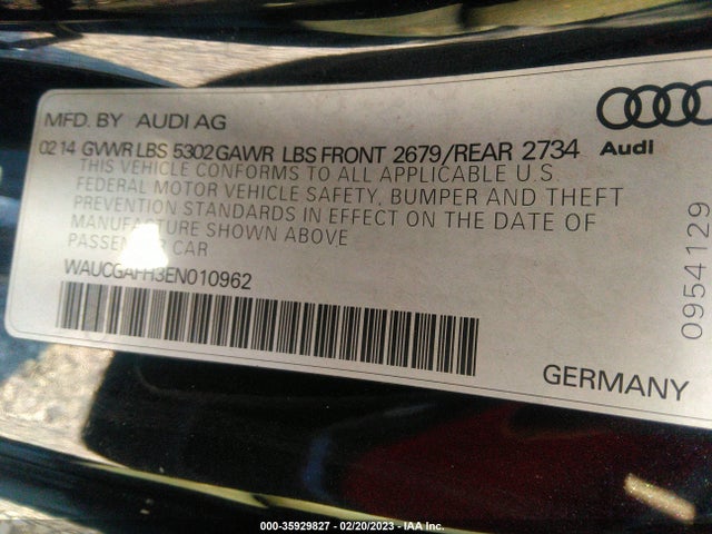 Audi S5 Premium Plus 2014 WAUCGAFH3EN010962 Image 9