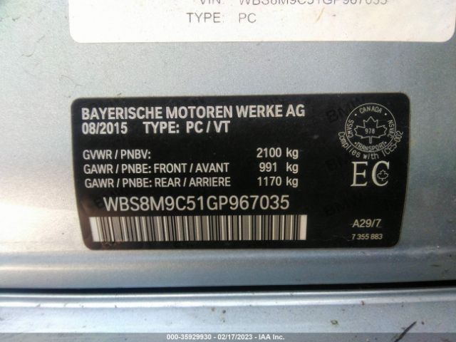 WBS8M9C51GP967035 BMW M3