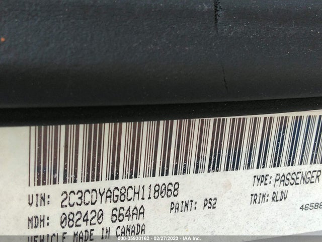 Dodge Challenger Sxt Plus 2012 2C3CDYAG8CH118068 Image 10