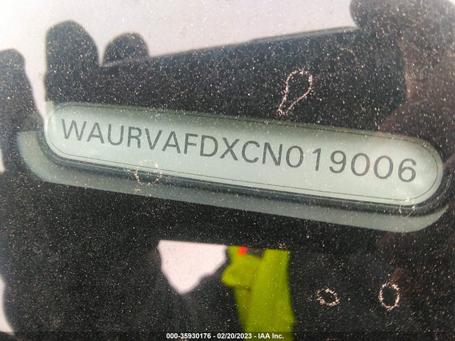 WAURVAFDXCN019006 Audi A8 L