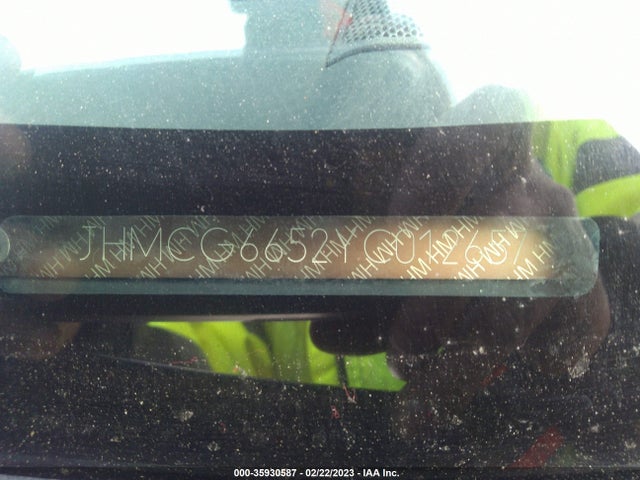 2000 HONDA ACCORD SDN LX VIN: JHMCG6652YC012657