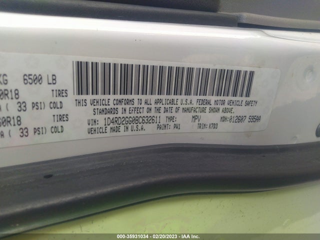 Dodge Durango Express 2011 1D4RD2GG0BC632611 Image 10