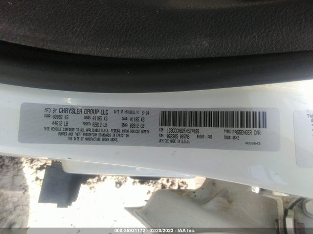 1C3CCCAB2FN527088 Chrysler 200 Limited