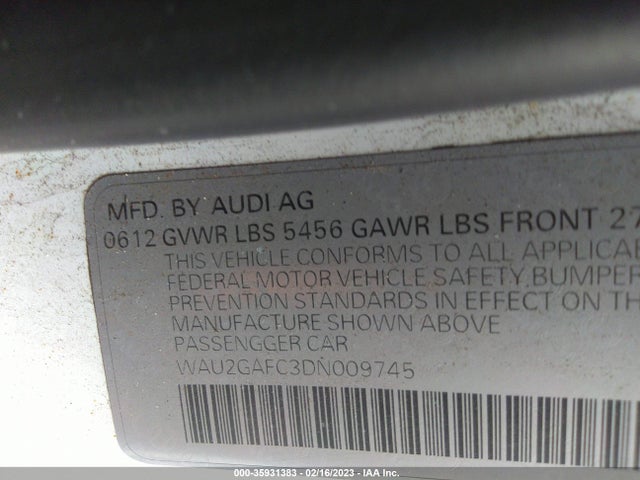 Audi A7 3.0 Prestige 2013 WAU2GAFC3DN009745 Image 9
