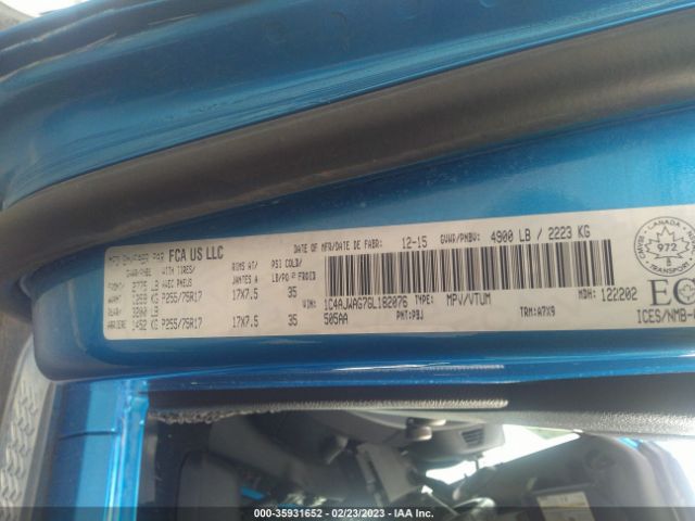1C4AJWAG7GL182076 Jeep Wrangler Sport