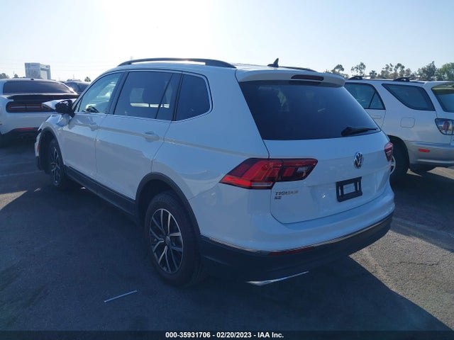 3VV3B7AXXMM089950 Volkswagen Tiguan Se/se R-line Black/sel