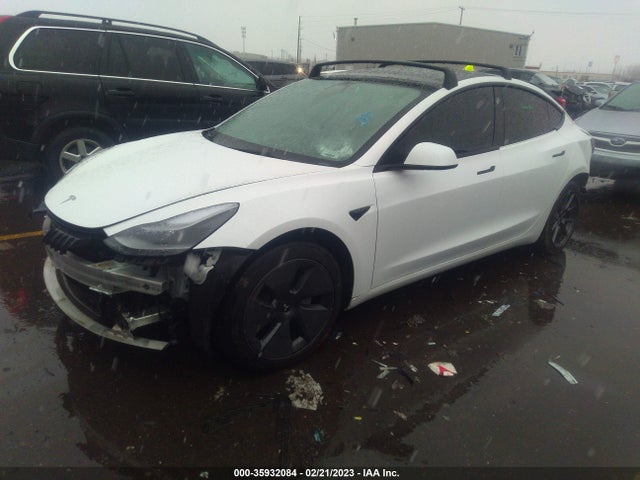 Tesla Model 3 Long Range 2022 5YJ3E1EBXNF114322 Image 2