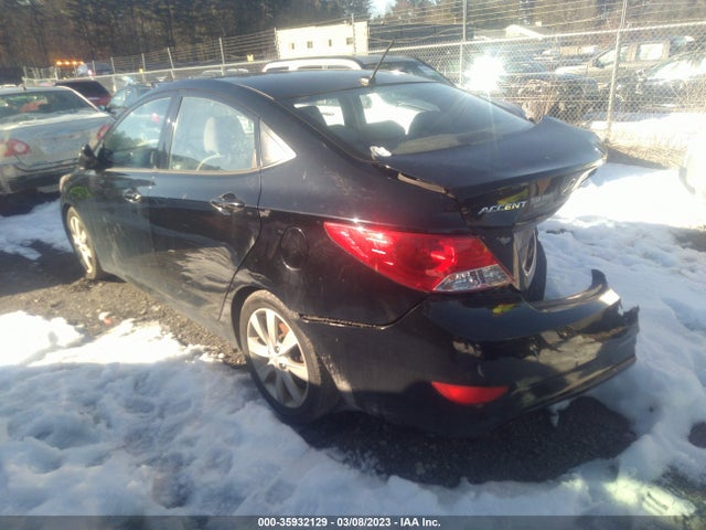 2012 HYUNDAI ACCENT GLS VIN: KMHCU4AE4CU040349