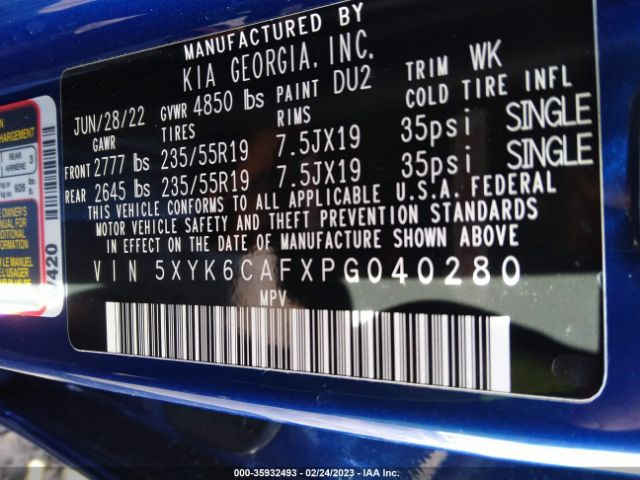 5XYK6CAFXPG040280 KIA Sportage X-line