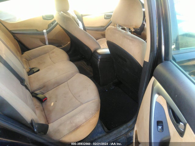 2013 HYUNDAI ELANTRA GLS PZEV VIN: 5NPDH4AE6DH317320