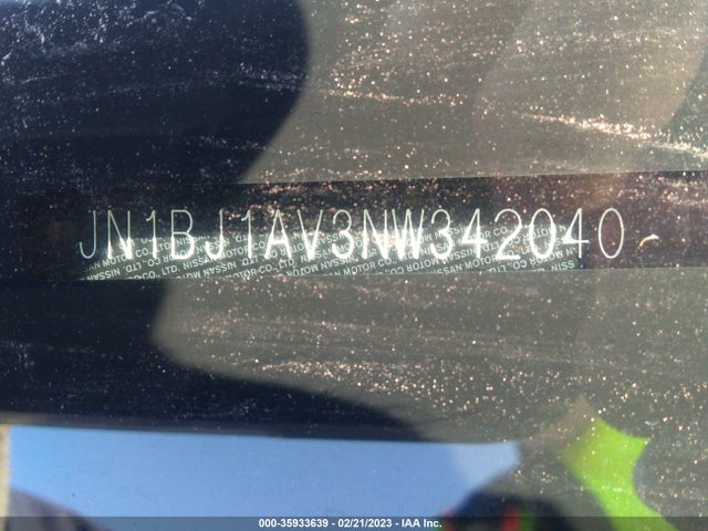 2022 Nissan Rogue, VIN: JN1BJ1AV3NW342040