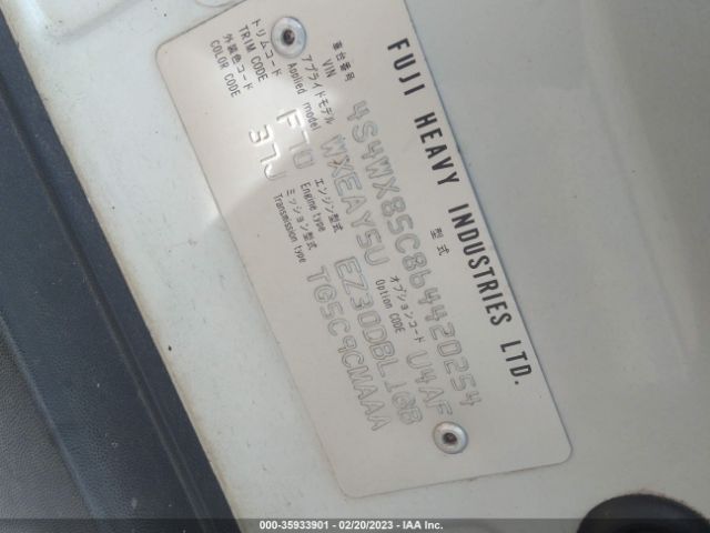 4S4WX85C864420254 Subaru B9 Tribeca 7-pass Ltd