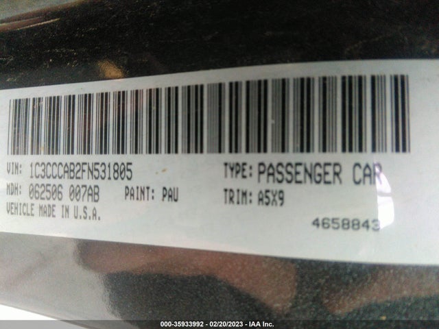 Chrysler 200 Limited 2015 1C3CCCAB2FN531805 Image 9