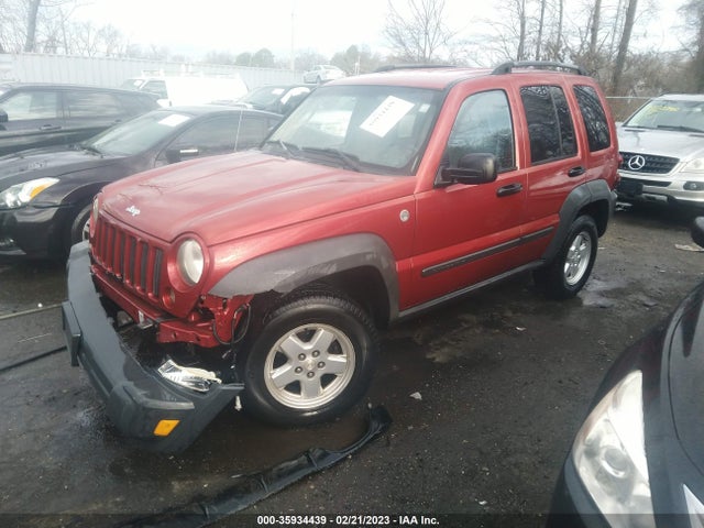 2006 JEEP LIBERTY SPORT VIN: 1J8GL48K56W176897