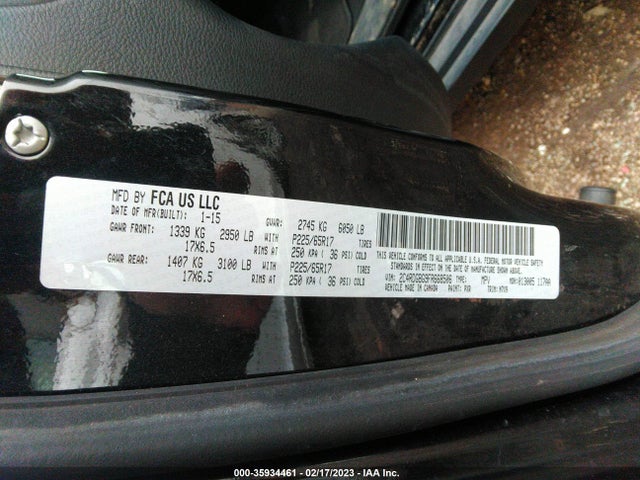 Dodge Grand Caravan Se 2015 2C4RDGBG9FR668506 Image 9