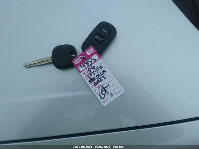 2006 TOYOTA COROLLA CE/S/LE VIN: 2T1BR32E56C643788