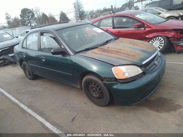 2001 HONDA CIVIC LX VIN: 1HGES16591L006292
