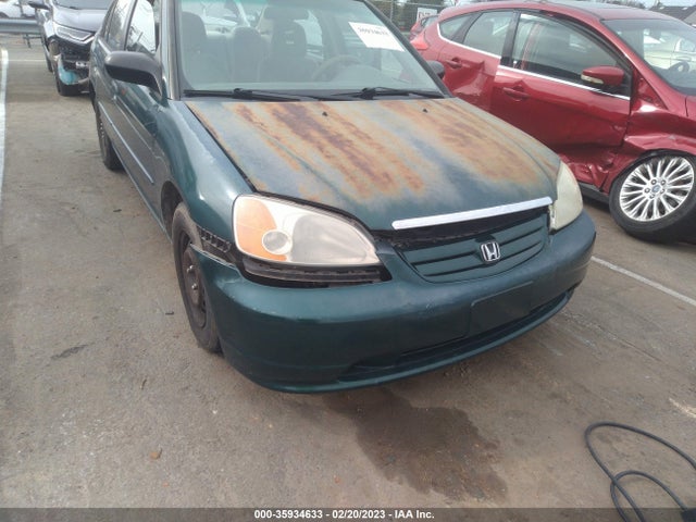2001 HONDA CIVIC LX VIN: 1HGES16591L006292