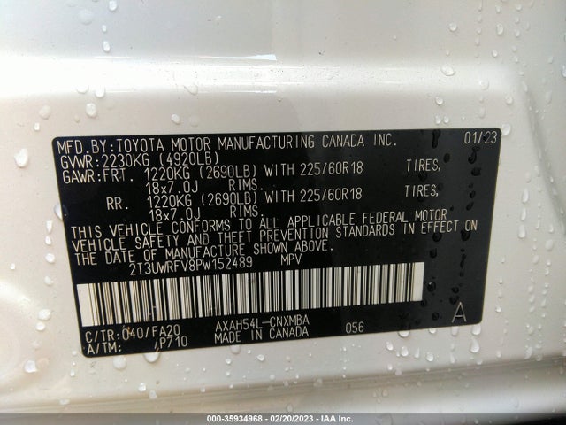 Toyota RAV4 HYBRID 2023 2T3UWRFV8PW152489 Image 10