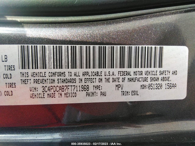 Dodge Journey American Value Pkg 2015 3C4PDCAB7FT711968 Image 9