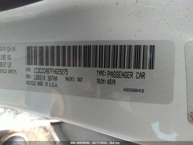 1C3CCCAB7FN629275 Chrysler 200 Limited