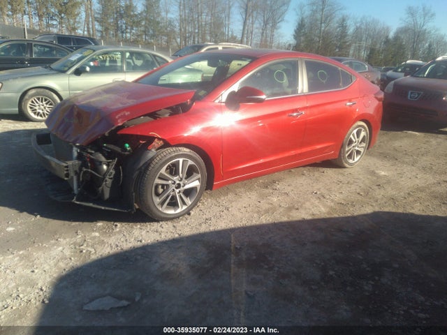 2017 HYUNDAI ELANTRA LIMITED VIN: 5NPD84LF4HH098658