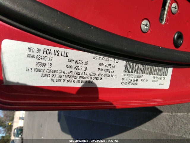 Dodge Challenger R/t Scat Pack 2015 2C3CDZFJ7FH809607 Image 9