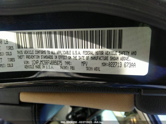 1C4PJMCS6FW685675 Jeep Cherokee Latitude