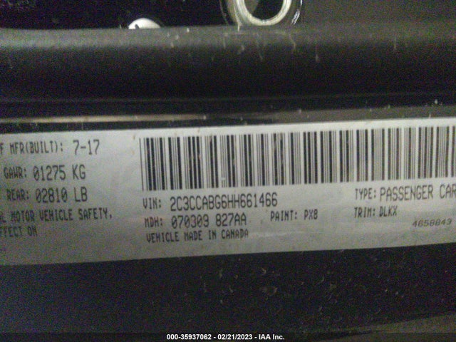 2C3CCABG6HH661466 Chrysler 300 300s Alloy Edition