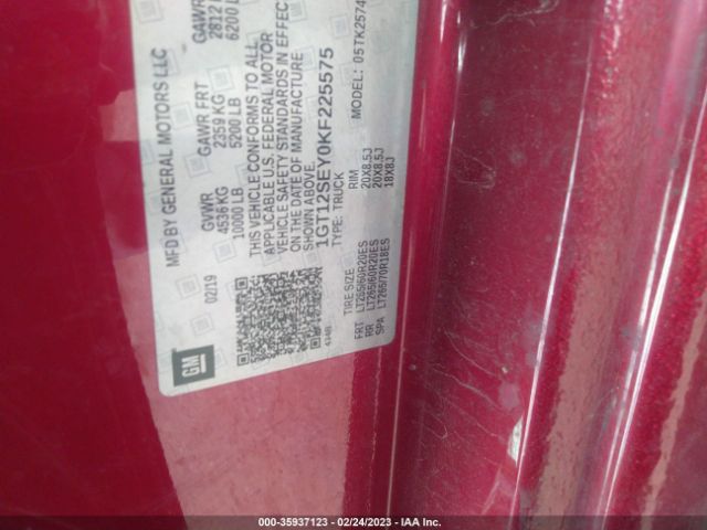 1GT12SEY0KF225575 GMC Sierra 2500hd Denali